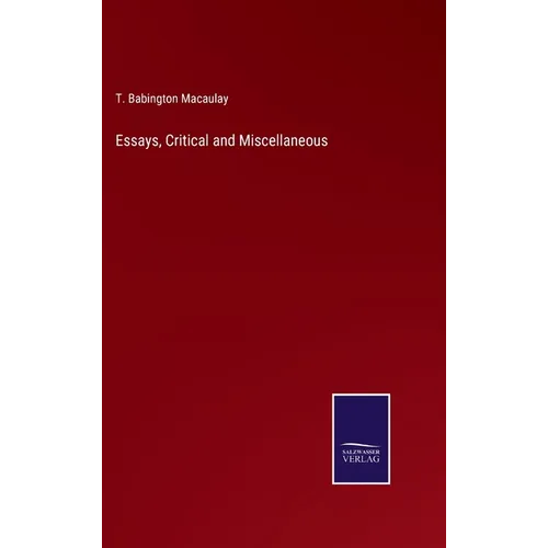Essays, Critical and Miscellaneous