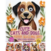 Cute Cats and Dogs Paper Quilling Art Design Images Collection: A collection of quilling paper crafting images design
