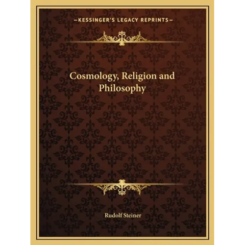 Cosmology, Religion and Philosophy