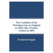 The Condition of the Working-Class in England in 1844 with a Preface written in 1892