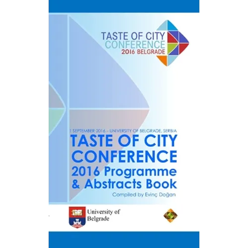 Taste of City Conference 2016 Programme & Abstracts Book