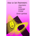 How to Set Parameters: Arguments From Language Change