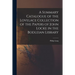 A Summary Catalogue of the Lovelace Collection of the Papers of John Locke in the Bodleian Library
