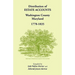 Distribution of Estates Accounts, Washington County, Maryland, 1778-1835