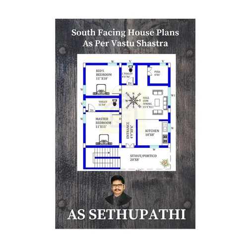 South Facing House Plans: As Per Vastu Shastra
