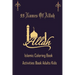99 Name Of Allah Islamic Coloring Activities Book Adults Kids: Arabic coloring book for adults and kids,, Ramadan gifts activities for kids Asmaul Hus