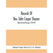 Records Of Rev. John Casper Stoever; Baptismal And Marriage, 1730-1779