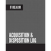 Firearm Acquisition & Disposition Log: Extra Large - 150 Pages