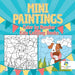 Mini Paintings Color by Number Kids Coloring Books