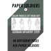 Paper Soldiers - German Infantry 1939: Color Them and Cut Them Out
