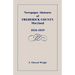 Newspaper Abstracts of Frederick County, Maryland, 1816-1819