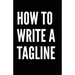 How to write a tagline