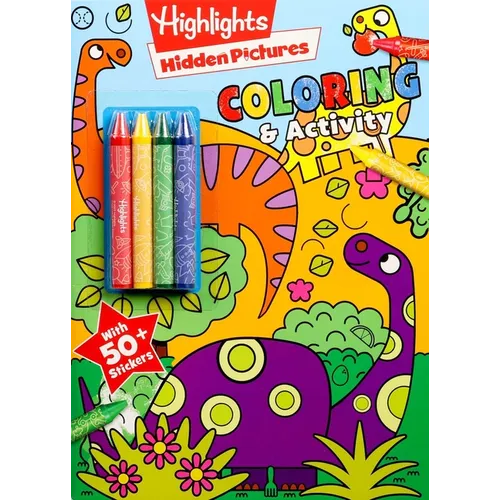 Highlights Hidden Pictures Coloring with Crayons