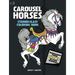 Carousel Horses Stained Glass Coloring Book