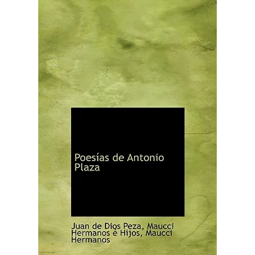 Poesías de Antonio Plaza