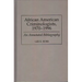 African American Criminologists, 1970-1996: An Annotated Bibliography