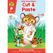 School Zone Cut & Paste Workbook with Stickers
