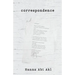 Correspondence
