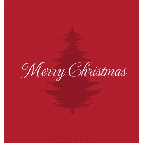 Merry Christmas: Hardcover Guest Book for Christmas Parties and Fall Holiday Events