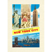 Vintage Lined Notebook Scenes, Greetings from New York City