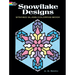 Snowflake Designs Stained Glass Coloring Book