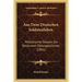 Aus Dem Deutschen Soldatenleben: Militairische Skizzen Zur Deutschen Sittengeschichte (1861)