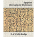Egyptian Hieroglyphic Dictionary