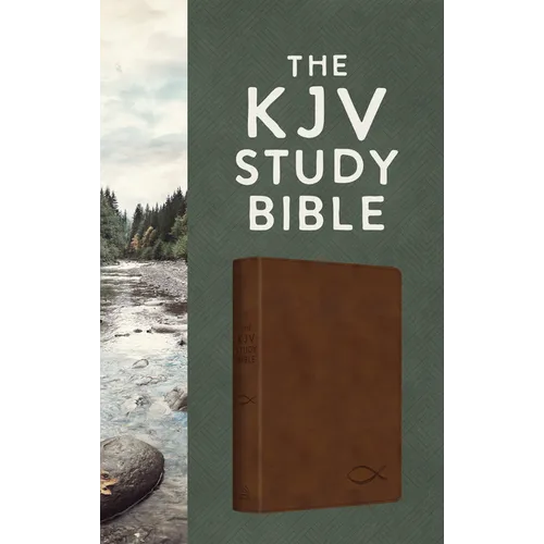 The KJV Study Bible [Chesnut Brown Fish]