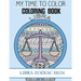 Libra Zodiac Sign - Adult Coloring Book