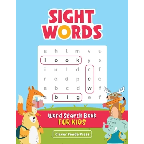 Sight Words: Word Search Book for Kids