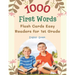 1000 First Words Flash Cards Easy Readers for 1st Grade English Greek: I can read books my first flashcards of full sight word list with pictures and