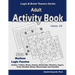 Adult Activity Book: 500 Medium Logic Puzzles (Sudoku, Tridoku, Masyu, Hakyuu, Battleships, Fillomino, Suguru, Creek, Numbrix, Binary, Mine