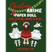 Christmas Anime Paper Doll for Girls Ages 7-12; Cut, Color and Dress up