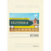 Vintage Lined Notebook Greetings from California, Surfer on Billboard