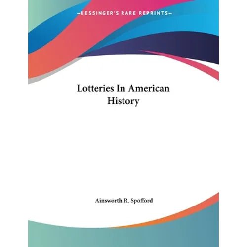 Lotteries In American History