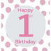 1st Birthday Guest Book (Hardcover): Birthday girl guest book, first birthday book, party and birthday celebrations decor, memory book, 1st birthday,