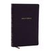 NKJV Personal Size Large Print Bible with 43,000 Cross References, Black Leathersoft, Red Letter, Comfort Print (Thumb Indexed)