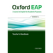 Oxford Eap Advanced Teachers Book Pack and DVD ROM Pk