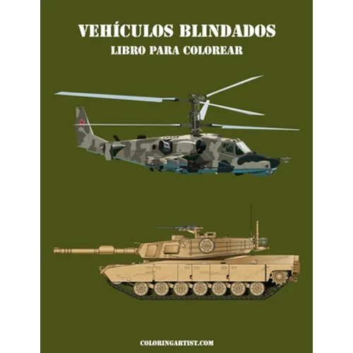 Vehículos blindados libro para colorear 2