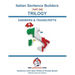 Italian Trilogy 1 Answer Booklet and Transcriptions: Beginner to Pre Interm.