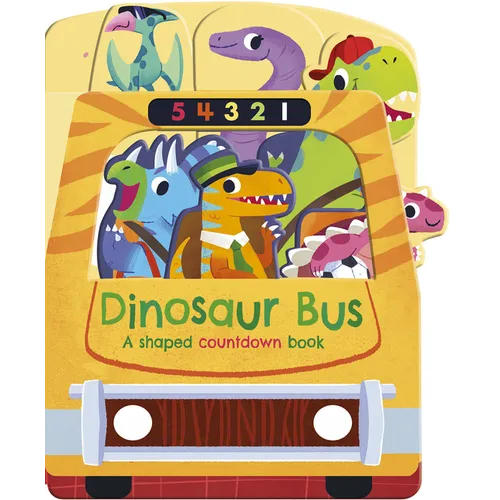 Dinosaur Bus: A Shaped Countdown Book