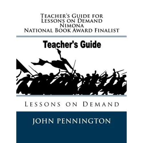 Teacher's Guide for Lessons on Demand Nimona National Book Award Finalist: Lessons on Demand