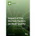 Impact of Pre-Mortem Factors on Meat Quality