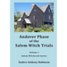 Andover Phase of Salem Witch Trials: Volume 7 of Salem Witchcraft Series