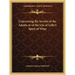 Concerning the Secrets of the Adepts or of the Use of Lully's Spirit of Wine