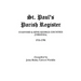 St. Paul's Parish Register