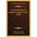 An Introduction To English Liturgical Colors (1920)