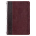 KJV Compact Bible Two-Tone Brown/Brandy Full Grain Leather