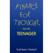 Finance for Thought, for the Teenager