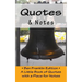 Quotes & Notes: Ben Franklin Edition / A Little Book of Quotes with a Place for Notes